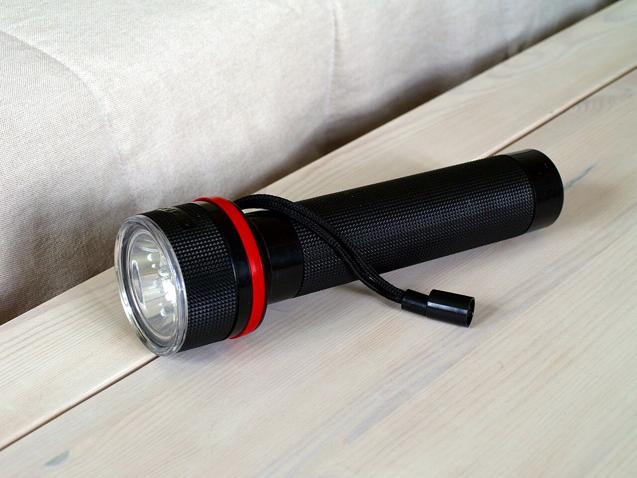 Black flashlight